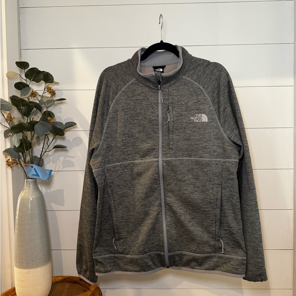 The North Face Gray Zip-Up Size L